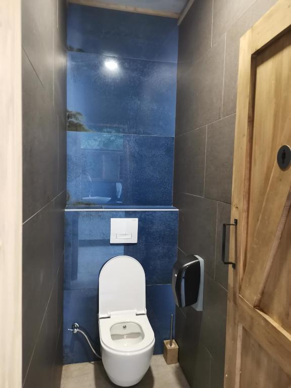 Koupelna v ubytování Glamping Bagrem