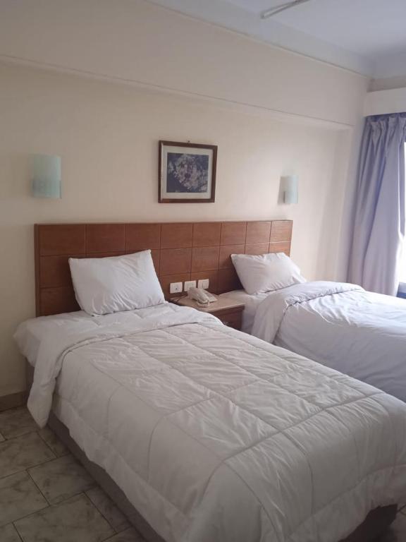 Postel nebo postele na pokoji v ubytování Regency Hotel