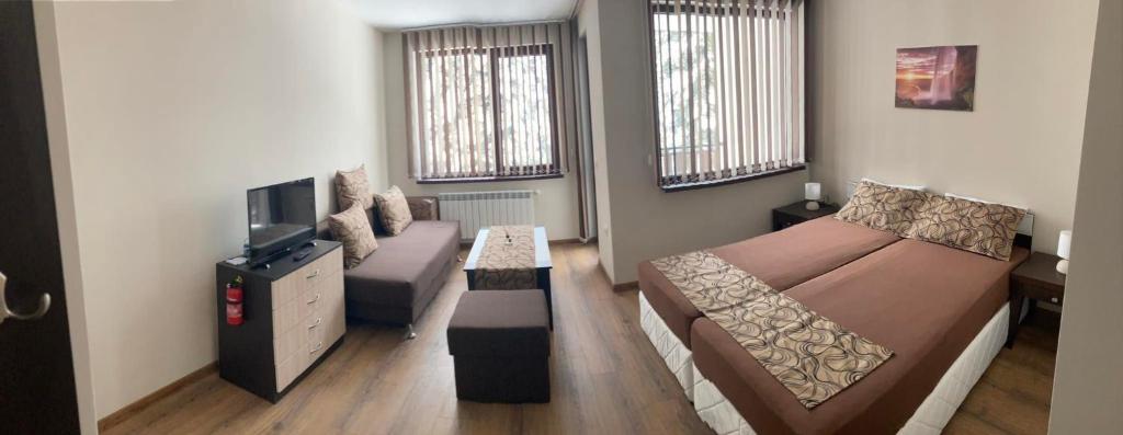 Χώρος καθιστικού στο Borovets Gardens apartment A20