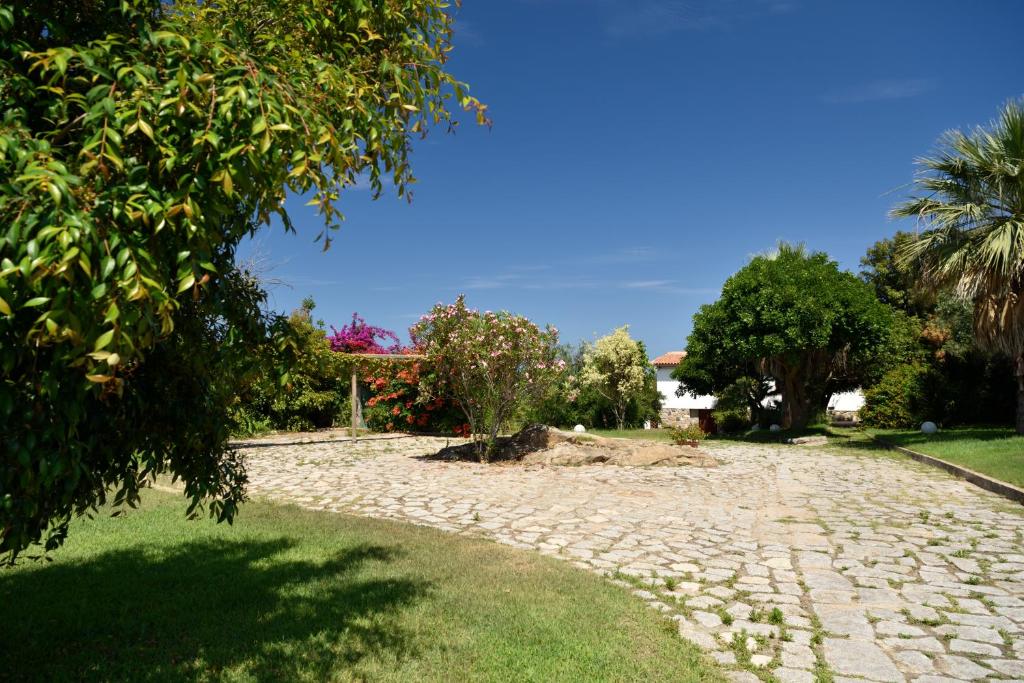 A garden outside Villa Orrì