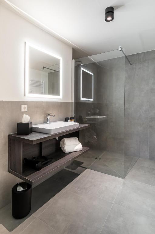 Koupelna v ubytování Hotel Weißes Ross