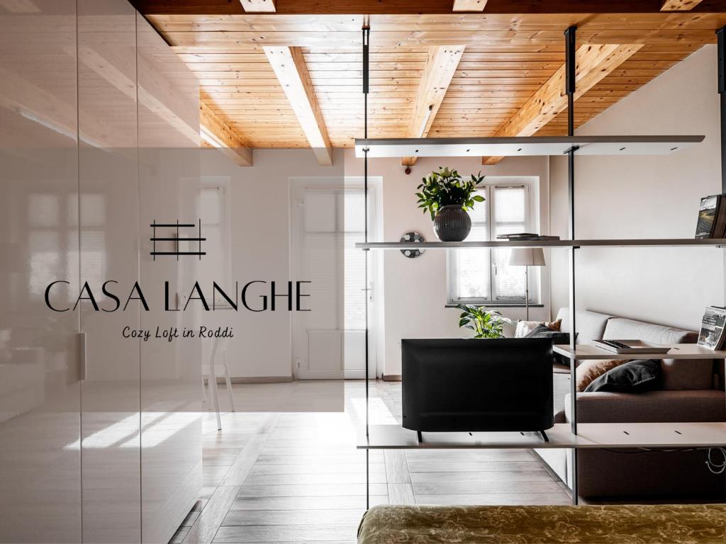 Posezení v ubytování Casa Langhe