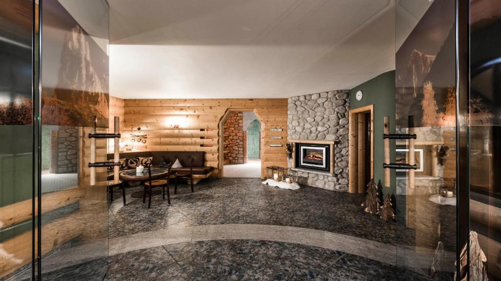Kuchyň nebo kuchyňský kout v ubytování Hotel Portillo Dolomites 1966'