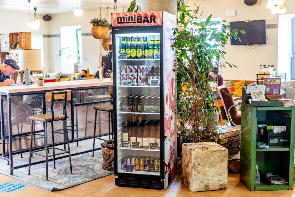 Nápoje v ubytování Wombat's City Hostel Vienna Naschmarkt