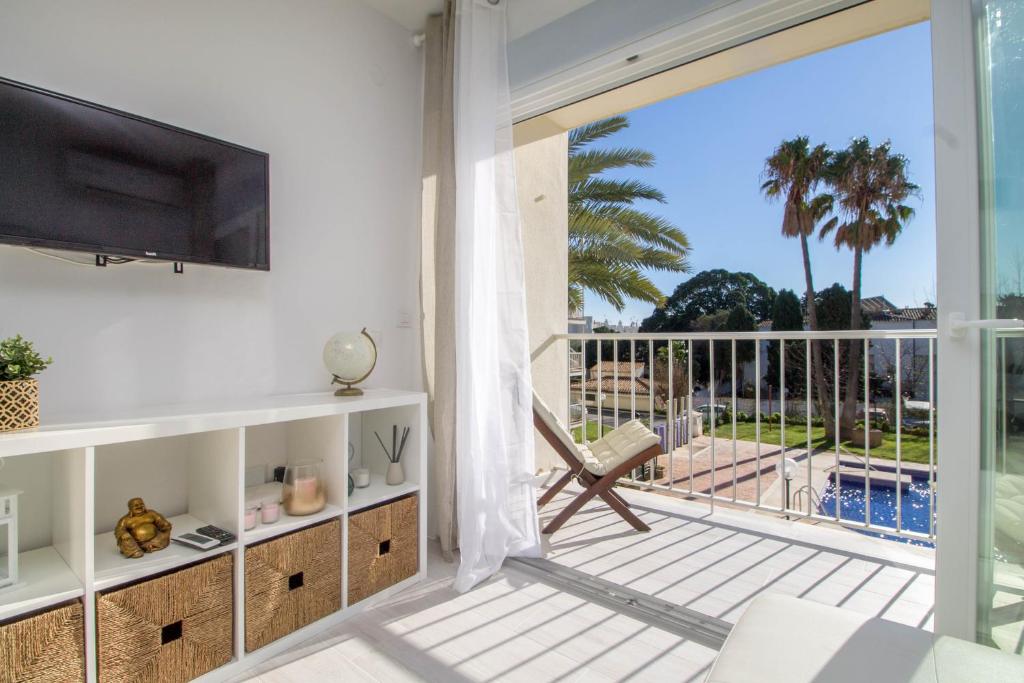 Balkón nebo terasa v ubytování Carihuela Palace 912 by IVI Real Estate