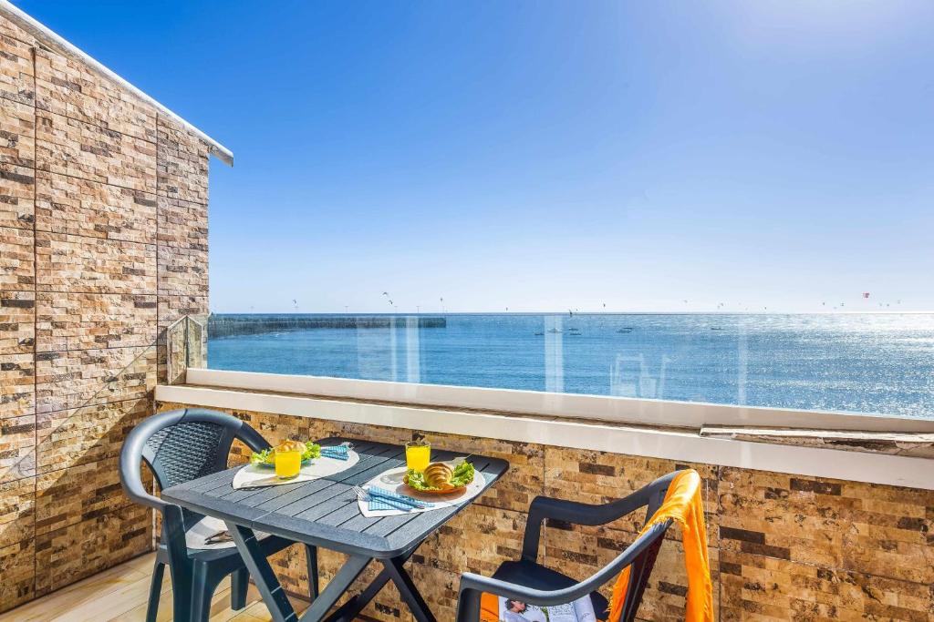 En generel havudsigt eller havudsigten taget fra lejligheden