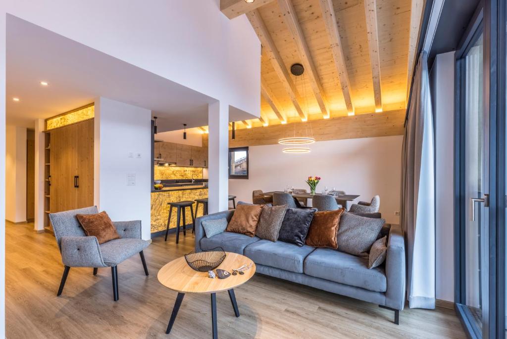 Posezení v ubytování Haus zur Brücke