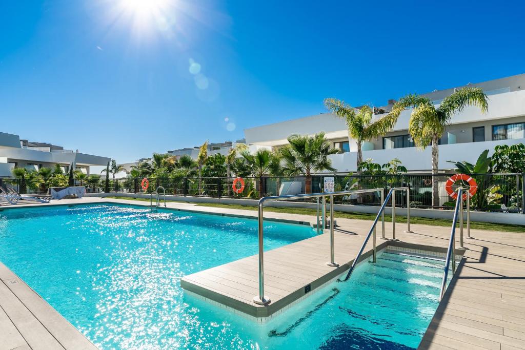 The swimming pool at or close to Paradise in La Cala de Mijas La Valvega
