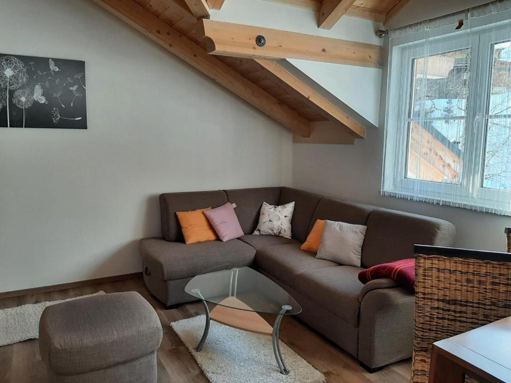 Posezení v ubytování Ferienwohnung Leni