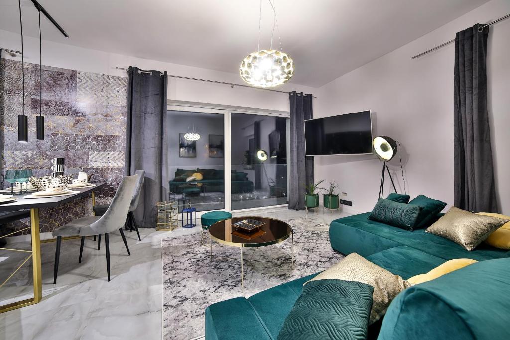 Posedenie v ubytovaní Nowoczesne Apartamenty typu Superior - Bulwary Rabka Zdrój - Balia - Blisko Park Zdrojowy