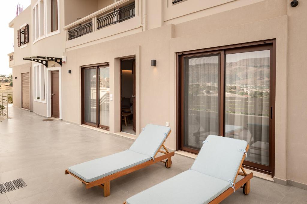 Balkón nebo terasa v ubytování Thyme Sea View Apartments by 8essentially