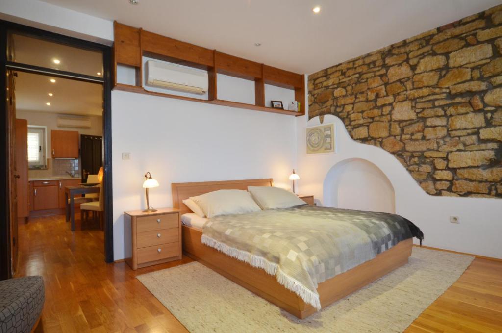 Postel nebo postele na pokoji v ubytování Apartment Driovier 31