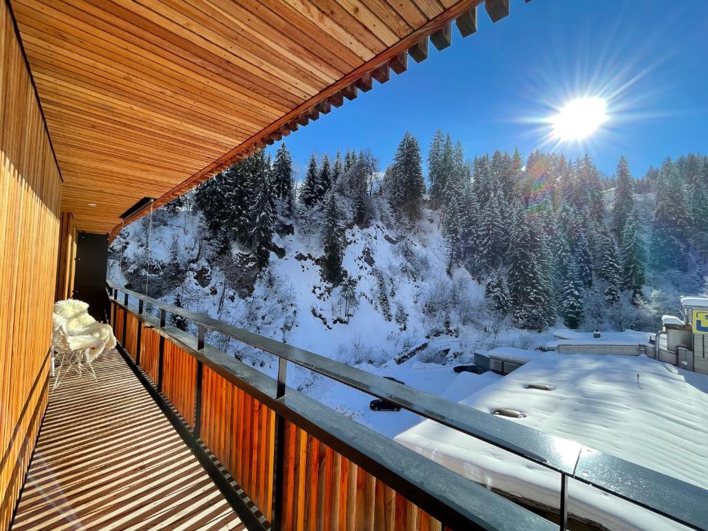 Selva Mountain Apartment v zimě