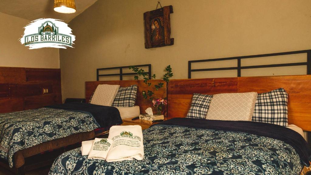 Postel nebo postele na pokoji v ubytování Rancho Los Barriles
