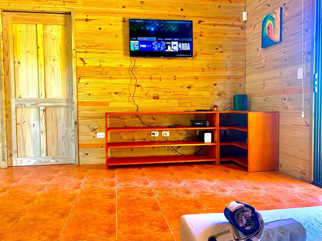 TV a/nebo společenská místnost v ubytování Ocean Melody 3