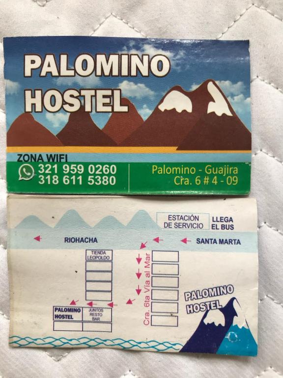 Certifikát, hodnocení, plakát nebo jiný dokument vystavený v ubytování Palomino Hostel