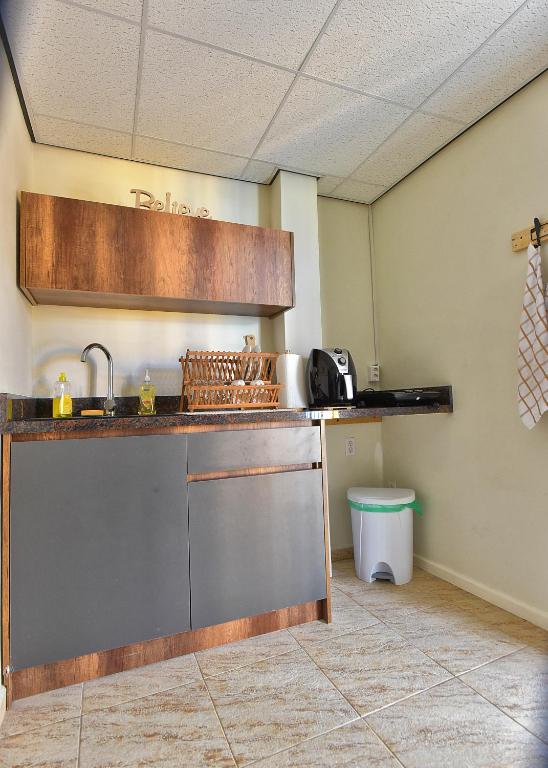 Kuchyň nebo kuchyňský kout v ubytování Turquoise B&B