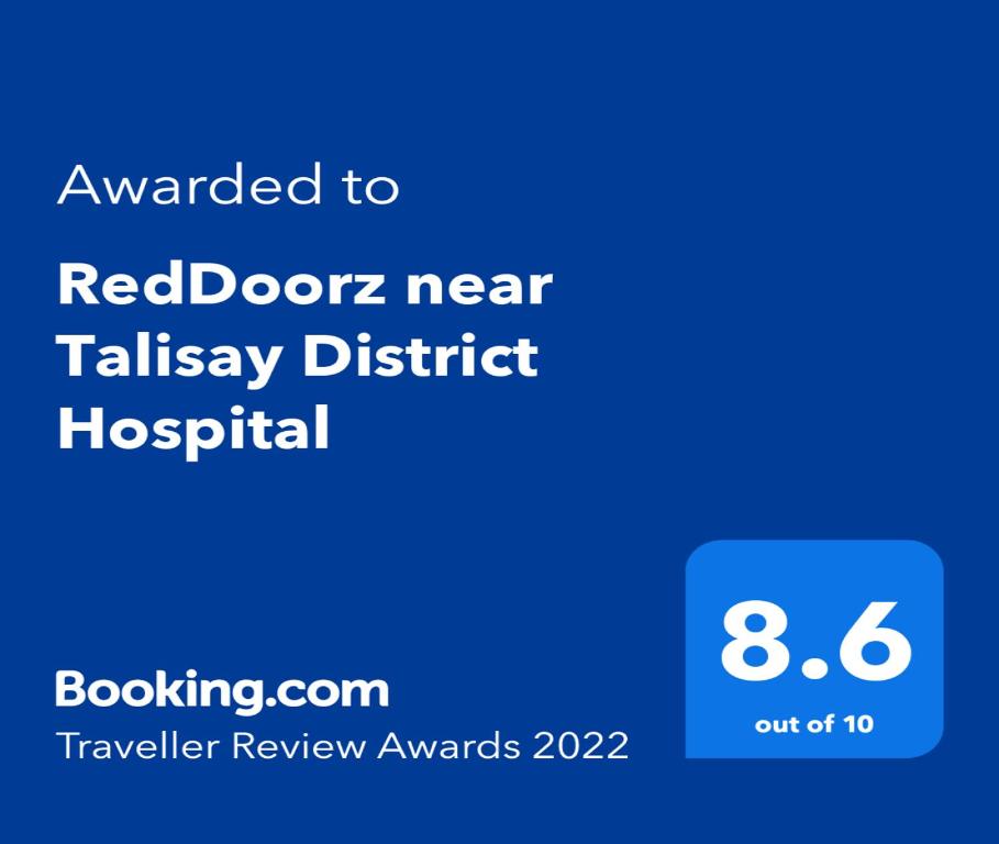 Capture d'écran d'une porte rouge près de l'hôpital du district de taylor dans l'établissement RedDoorz near Talisay District Hospital, à Candulawan