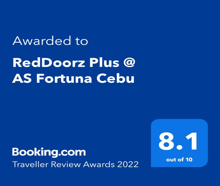 een schermafdruk van de rode deur plus als geluksconbu bij RedDoorz Plus @ AS Fortuna Cebu in Cebu City