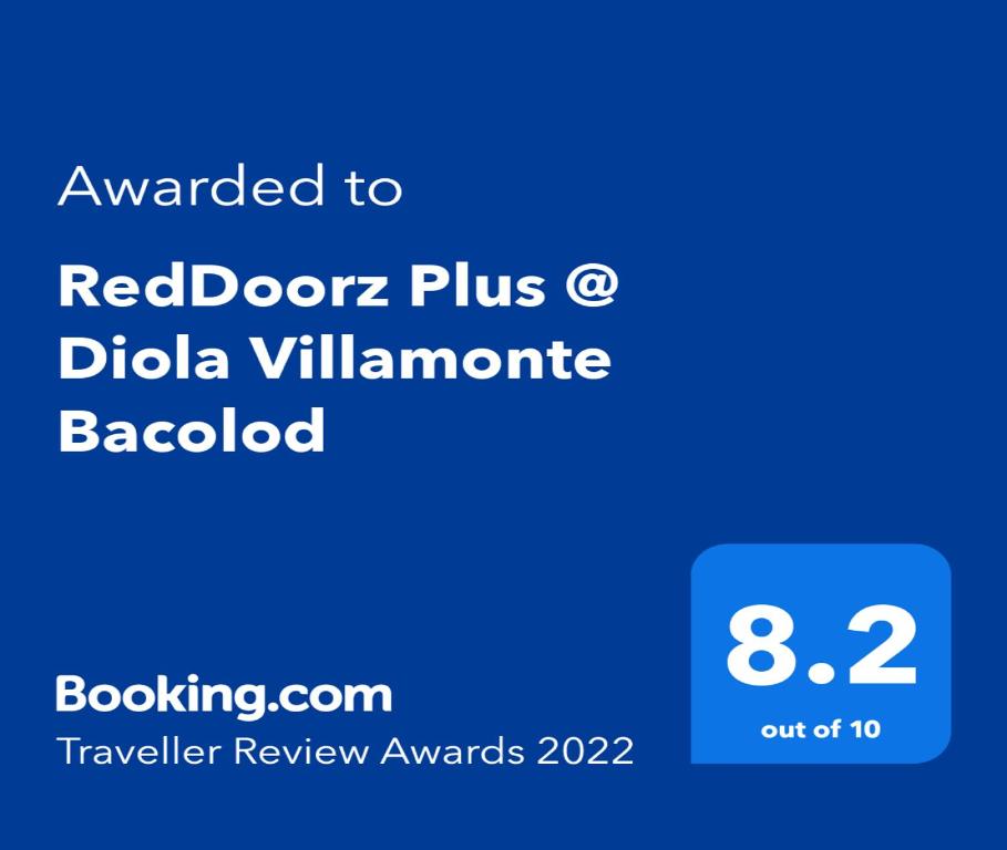 Certifikát, hodnocení, plakát nebo jiný dokument vystavený v ubytování RedDoorz Plus @ Diola Villamonte Bacolod