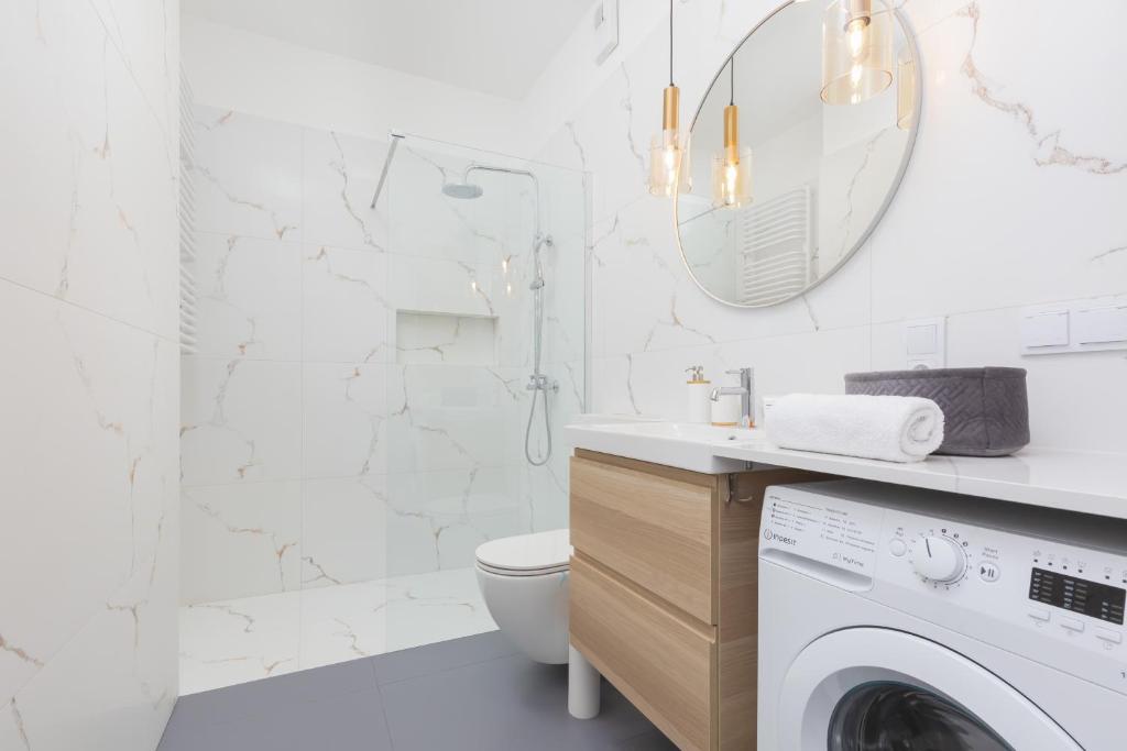 Kúpeľňa v ubytovaní Mokotów Apartment LUX with Parking by Renters Prestige