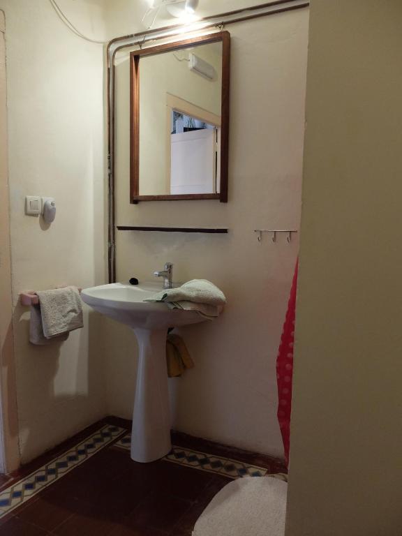 Kúpeľňa v ubytovaní Albergue el Hacedor