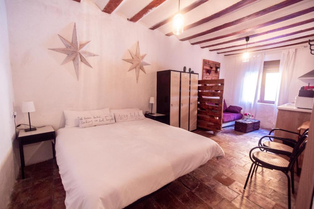Postel nebo postele na pokoji v ubytování La Casa de Félix