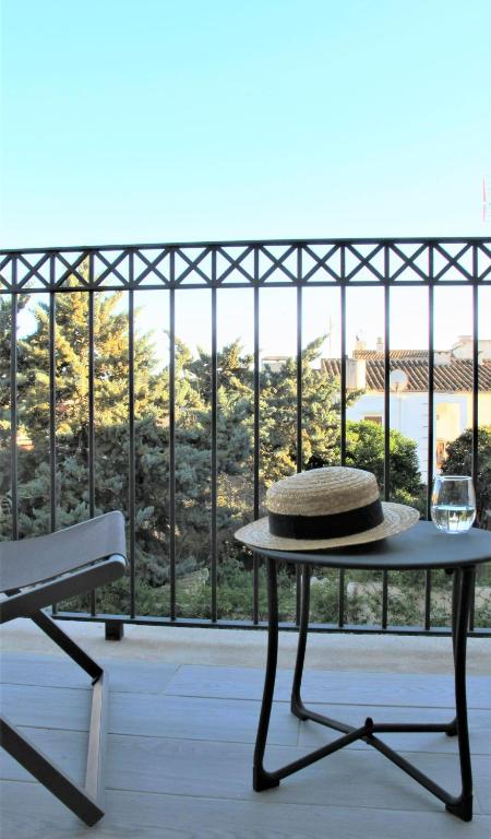 Balkón alebo terasa v ubytovaní Boutique Hotel Petit Sant Miquel