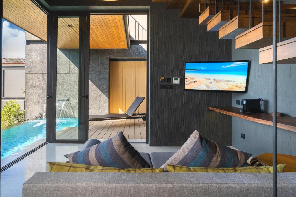 Bazén v ubytování AKRA Collection Layan - Hideaway Villas nebo v jeho okolí