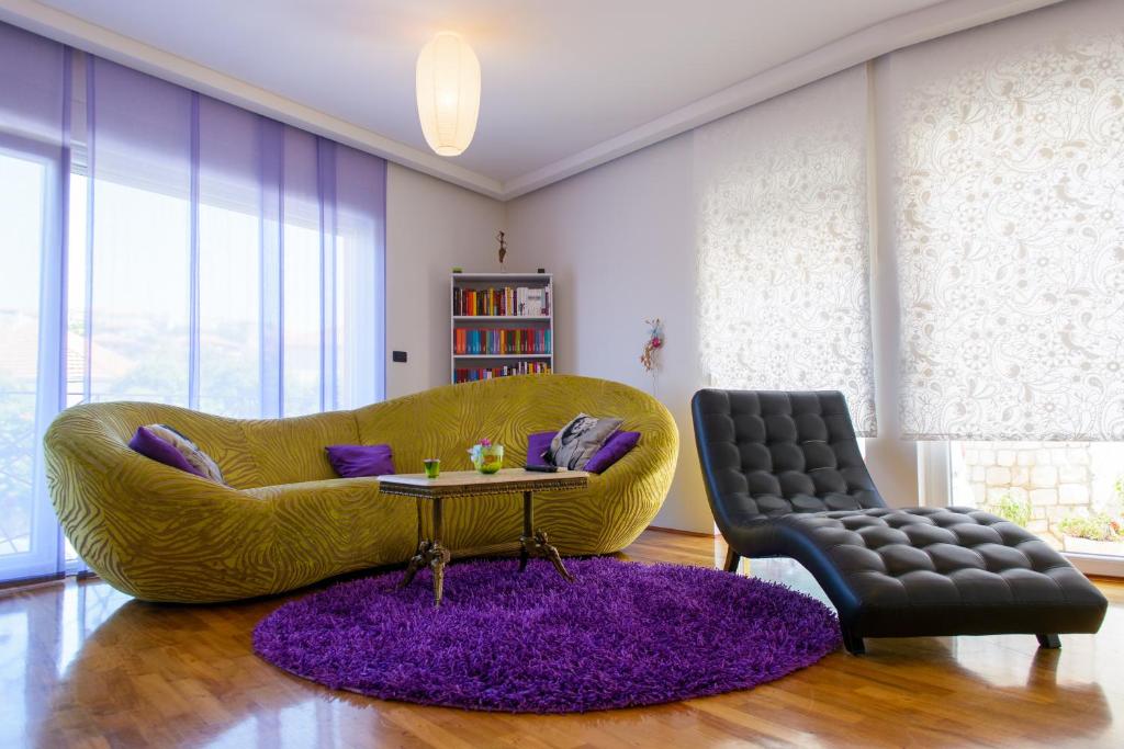 Posezení v ubytování Domus Apartments