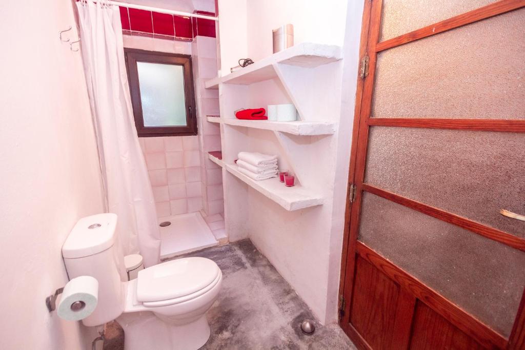 Koupelna v ubytování La Casa de Félix