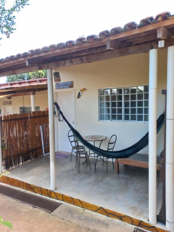 Balkón nebo terasa v ubytování Pousada Veadeiros - Alto Paraiso de Goiás