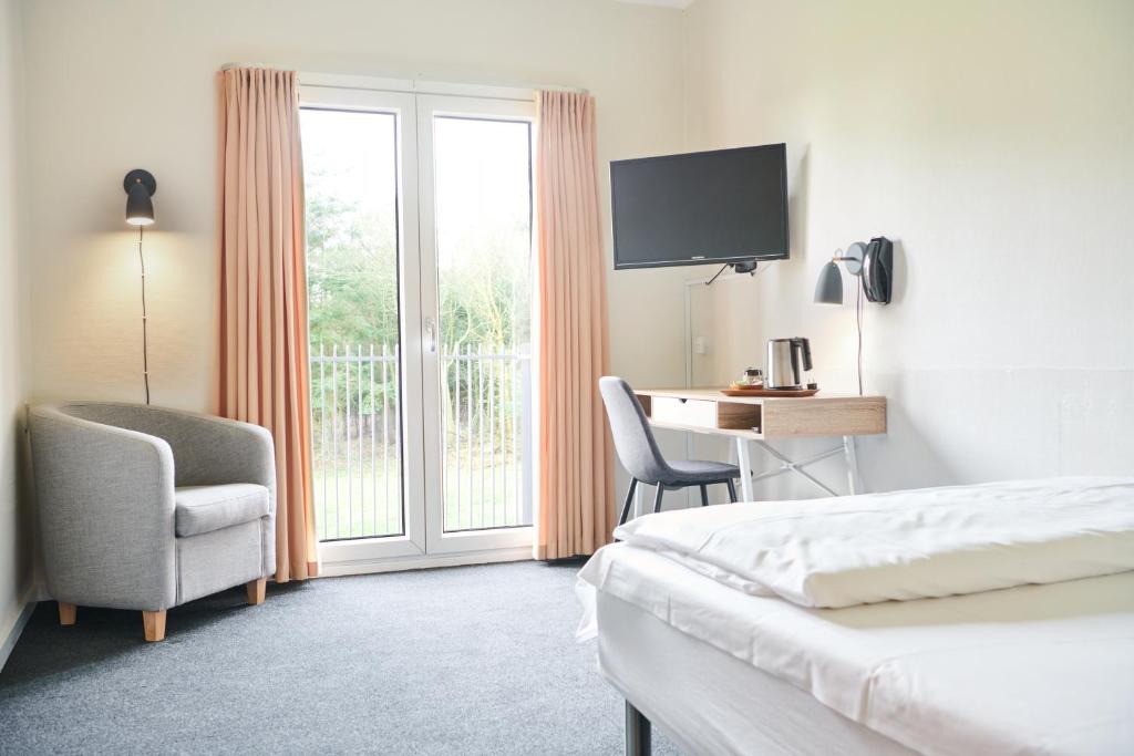 Postel nebo postele na pokoji v ubytování Montra Hotel Hanstholm