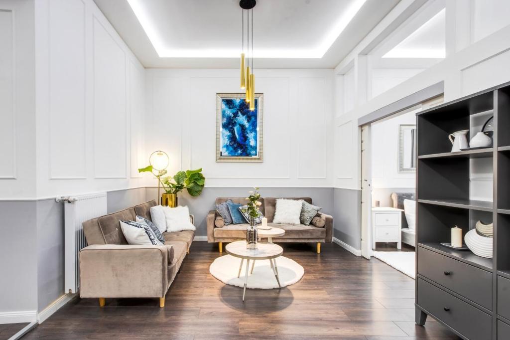 Posezení v ubytování A5 Apáczai Apartment