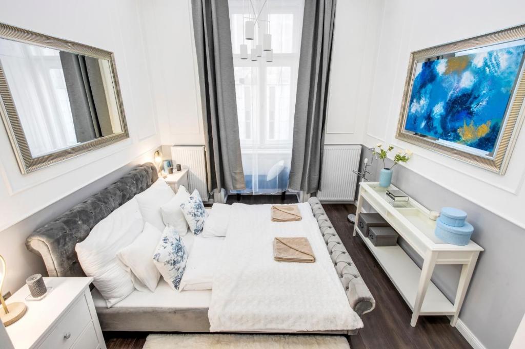 Posezení v ubytování A5 Apáczai Apartment
