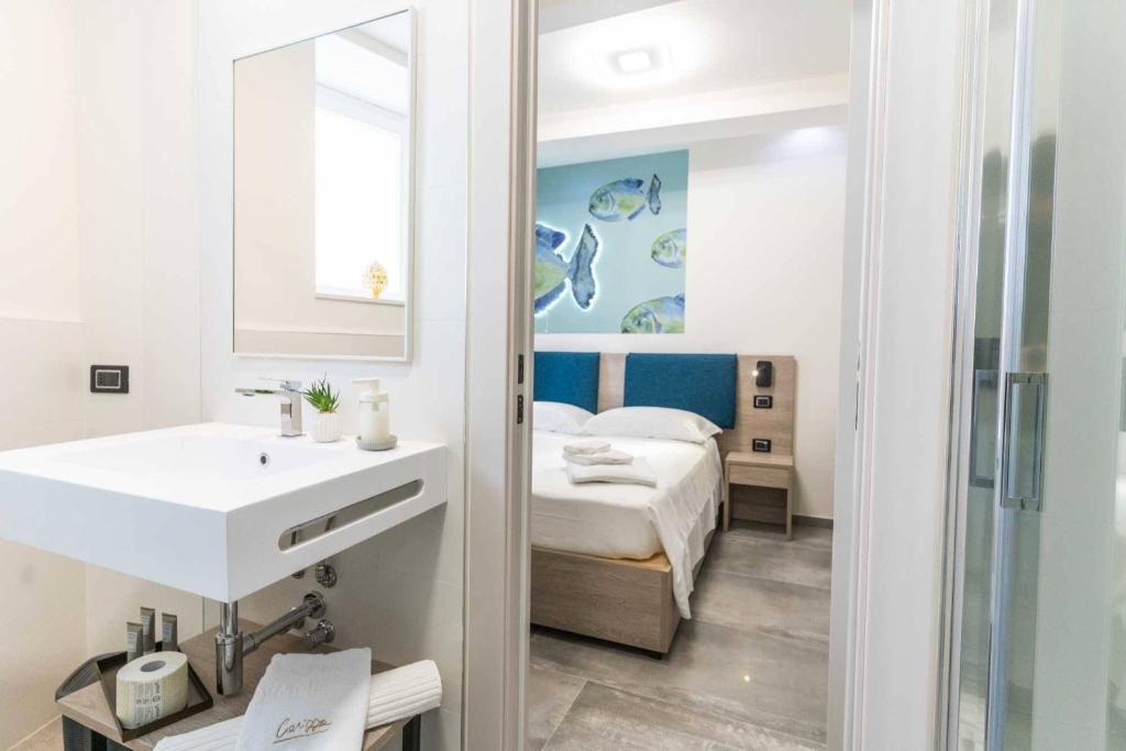 Koupelna v ubytování Carizza Rooms