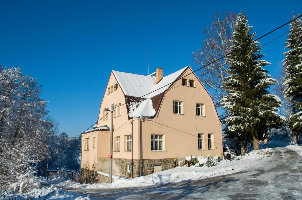 Apartmán Klidný Kout in de winter