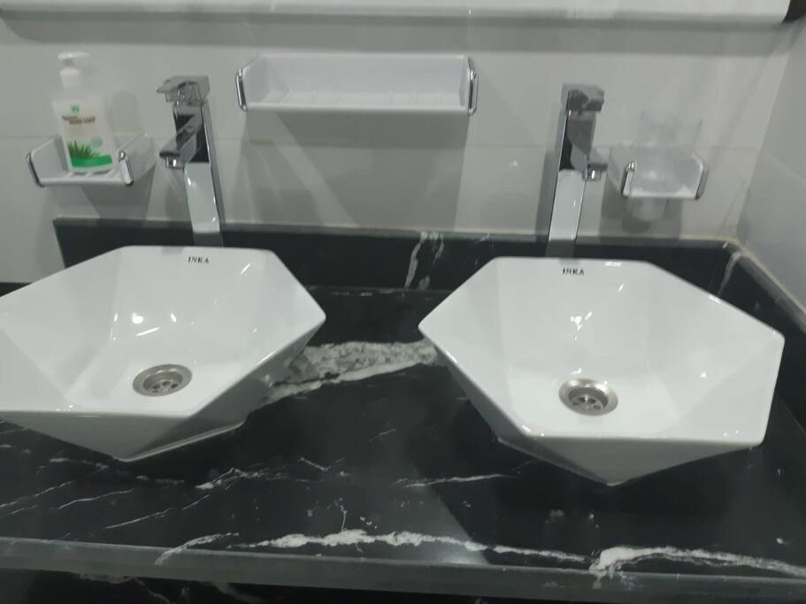 Koupelna v ubytování VILLA MODERNE