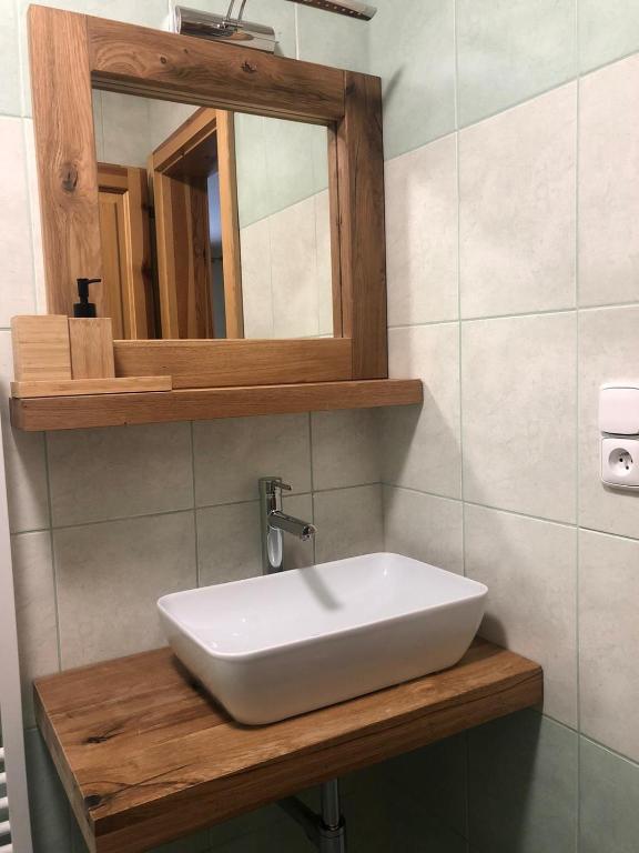 Łazienka w obiekcie Pension Sima