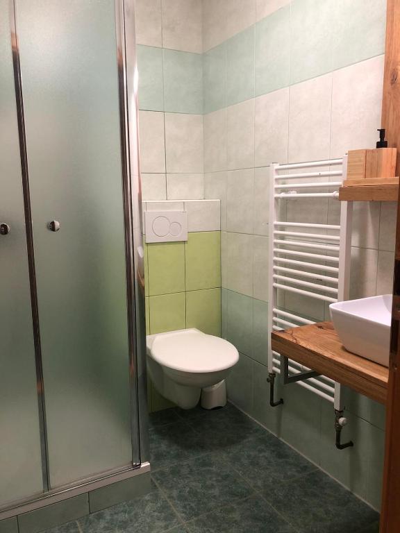 Łazienka w obiekcie Pension Sima