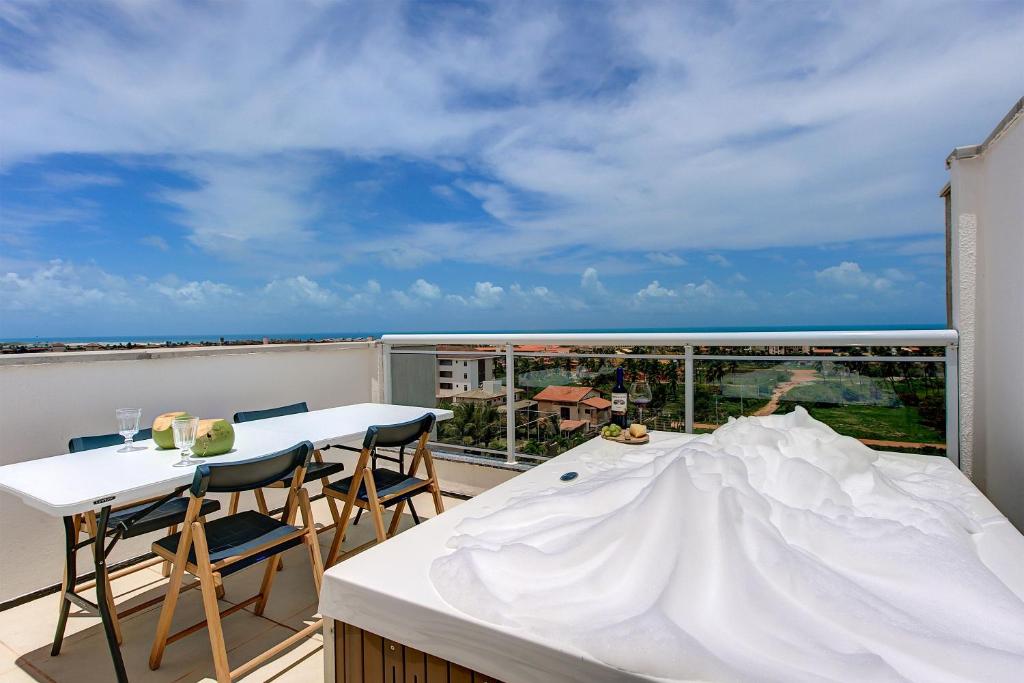 Ban công/sân hiên tại Beach Townhouses #C7 - Com jacuzzi by Carpediem