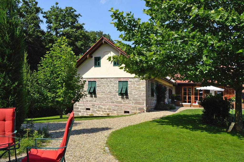 Zahrada ubytování Holiday home in Fehring terrace