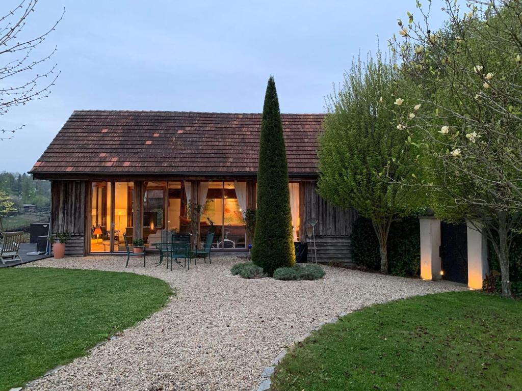 Zahrada ubytování Holiday home in Fehring terrace