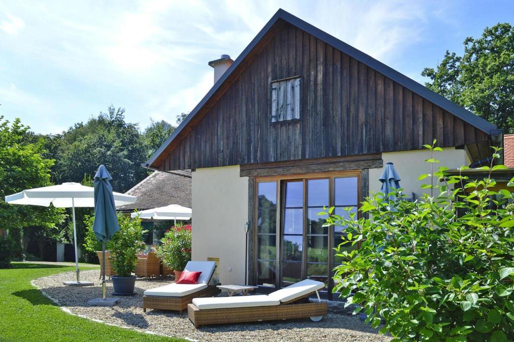 Zahrada ubytování Holiday home in Fehring terrace