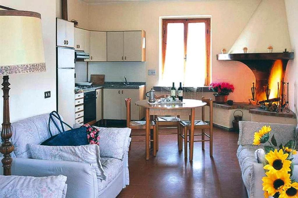 A kitchen or kitchenette at Villa in Montaione with Pool & Wine Tasting