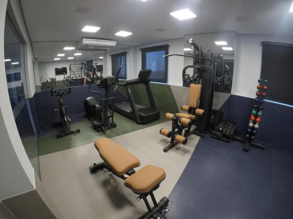 Fitness centrum a/nebo fitness zařízení v ubytování LA HOTEL VOTUPORANGA