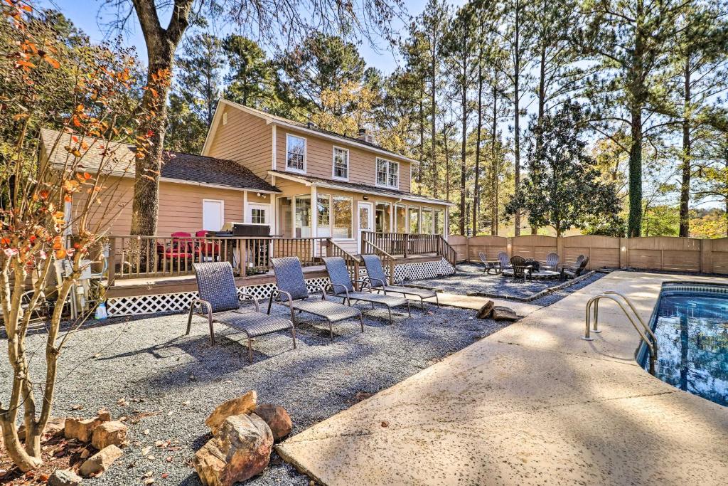 Gallery image of Lakefront Macon Home with Pool, Dock and Fire Pit! in Macon