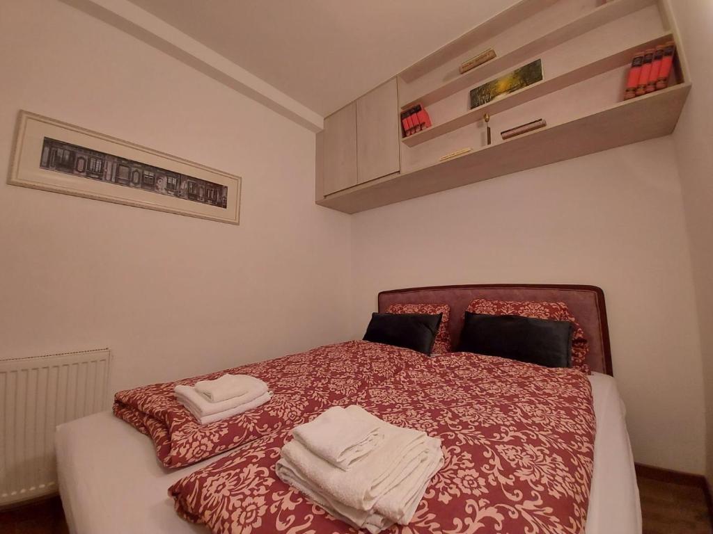 Voodi või voodid majutusasutuse Apartman Stojanovic toas