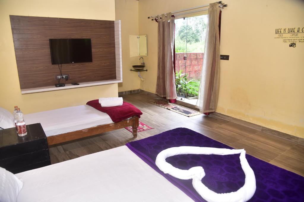 Redrock homestay - 带花园的家庭房间