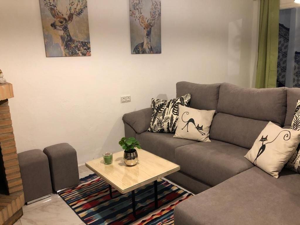 Posezení v ubytování Casa Bheinn